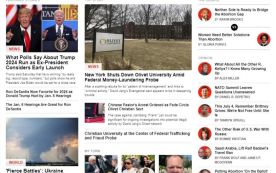 The Ukraine war and the Roe vs Wade debate are subsumed by three pieces about Olivet